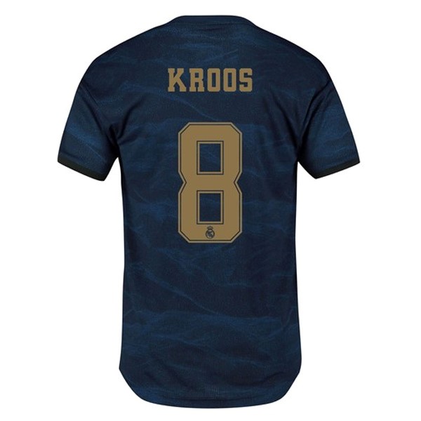 Camiseta Real Madrid NO.8 Kroos 2ª Kit 2019 2020 Azul